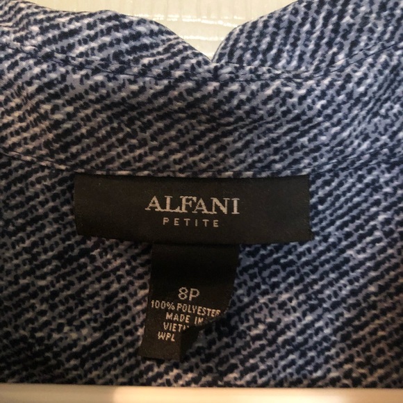 Alfani blue mid dress - Picture 2 of 3